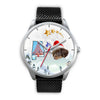 Cute Dachshund Dog Alabama Christmas Special Wrist Watch