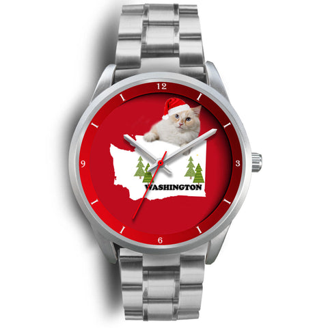 Ragamuffin Cat Washington Christmas Special Wrist Watch