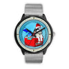 Alaskan Malamute Dog Michigan Christmas Special Wrist Watch