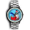 Alaskan Malamute Dog Michigan Christmas Special Wrist Watch