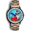 Alaskan Malamute Dog Michigan Christmas Special Wrist Watch