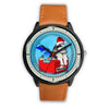 Alaskan Malamute Dog Michigan Christmas Special Wrist Watch