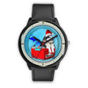 Alaskan Malamute Dog Michigan Christmas Special Wrist Watch