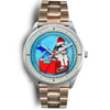 Lovely Alaskan Malamute Dog Michigan Christmas Special Wrist Watch