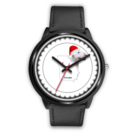 Bull Terrier Georgia Christmas Special Wrist Watch
