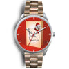 Cute Maltese Georgia Christmas Special Wrist Watch