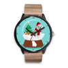 Maltese Dog Georgia Christmas Special Wrist Watch