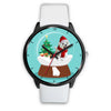 Maltese Dog Georgia Christmas Special Wrist Watch