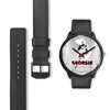 Siberian Husky Dog Georgia Christmas Special Wrist Watch