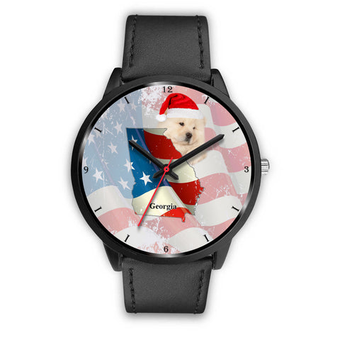 Chow Chow Dog Georgia Christmas Special Wrist Watch