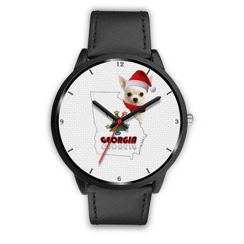 Chihuahua Georgia Christmas Special Wrist Watch