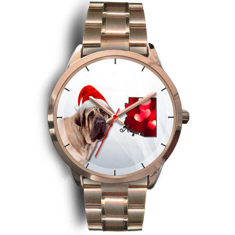 English Mastiff Dog Arizona Christmas Special Wrist Watch
