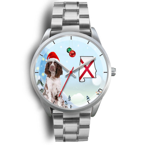 English Springer Spaniel Alabama Christmas Special Wrist Watch