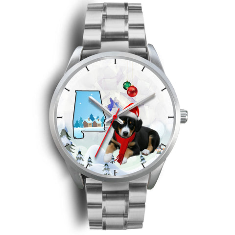 Entlebucher Mountain Dog Alabama Christmas Special Wrist Watch