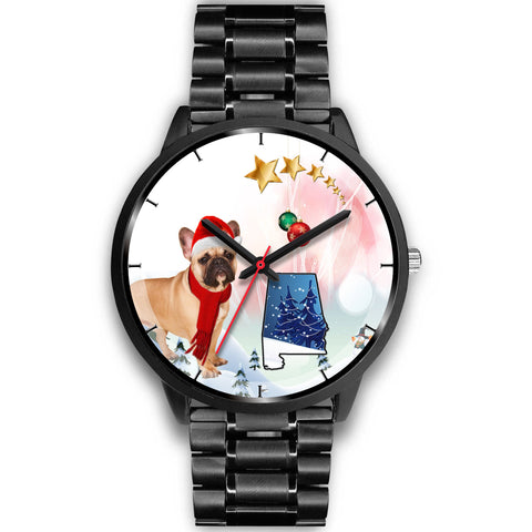 French Bulldog Alabama Christmas Special Wrist Watch