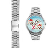 French Bulldog Alabama Christmas Special Silver Wrist Watch