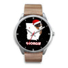 Australian Shepherd Dog Georgia Christmas Special Wrist Watch