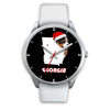 Australian Shepherd Dog Georgia Christmas Special Wrist Watch