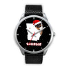 Australian Shepherd Dog Georgia Christmas Special Wrist Watch