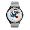 Boston Terrier Washington Christmas Special Wrist Watch
