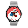 French Bulldog Washington Christmas Special Wrist Watch