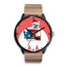 French Bulldog Washington Christmas Special Wrist Watch