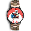 French Bulldog Washington Christmas Special Wrist Watch