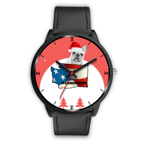 French Bulldog Washington Christmas Special Wrist Watch