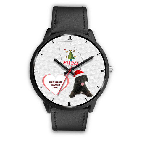 Spanish Water Dog Georgia Christmas Special Wrist Watch