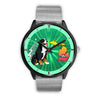 Bernese Mountain Dog Michigan Christmas Special Wrist Watch