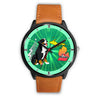 Bernese Mountain Dog Michigan Christmas Special Wrist Watch