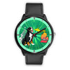 Bernese Mountain Dog Michigan Christmas Special Wrist Watch