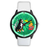 Bernese Mountain Dog Michigan Christmas Special Wrist Watch