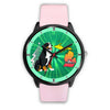 Bernese Mountain Dog Michigan Christmas Special Wrist Watch