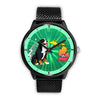 Bernese Mountain Dog Michigan Christmas Special Wrist Watch