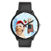 Golden Retriever Alabama Christmas Special Wrist Watch