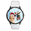 Golden Retriever Alabama Christmas Special Wrist Watch