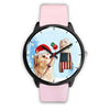 Golden Retriever Alabama Christmas Special Wrist Watch