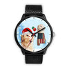 Golden Retriever Alabama Christmas Special Wrist Watch