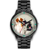 Brittany Dog Christmas Michigan Christmas Special Wrist Watch