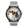 Brittany Dog Christmas Michigan Christmas Special Wrist Watch