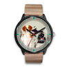 Brittany Dog Christmas Michigan Christmas Special Wrist Watch