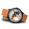 Brittany Dog Christmas Michigan Christmas Special Wrist Watch