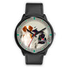 Brittany Dog Christmas Michigan Christmas Special Wrist Watch