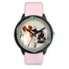 Brittany Dog Christmas Michigan Christmas Special Wrist Watch