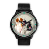 Brittany Dog Christmas Michigan Christmas Special Wrist Watch