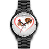 Vizsla Dog Georgia Christmas Special Wrist Watch