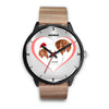 Vizsla Dog Georgia Christmas Special Wrist Watch