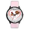 Vizsla Dog Georgia Christmas Special Wrist Watch