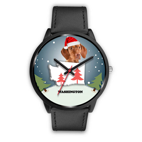 Vizsla Dog Washington Christmas Special Wrist Watch